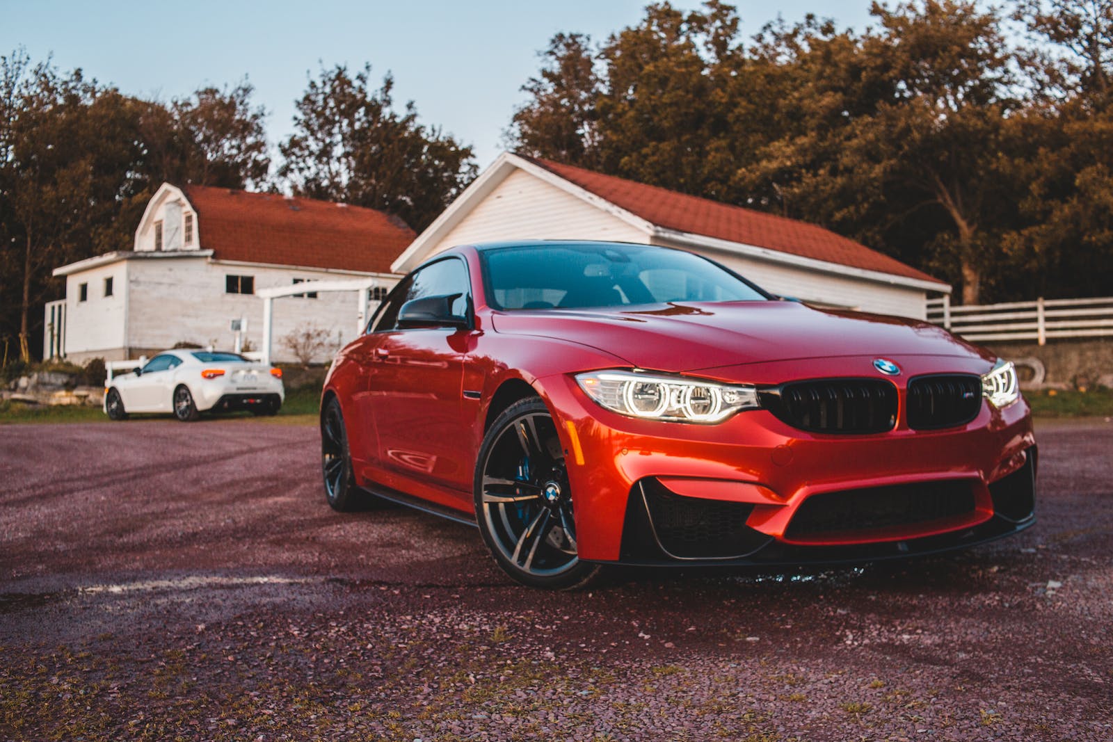 Automóvil rojo 